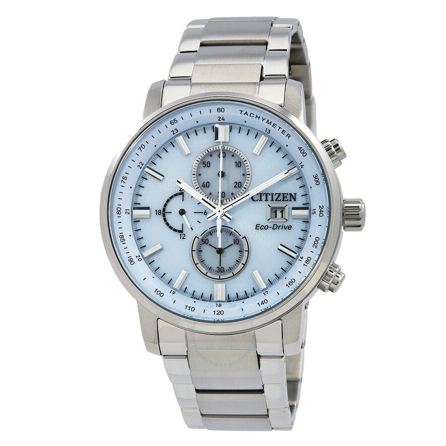 Citizen Chronograph Quartz Blue Dial Men's Watch CA0840-87M - The Watches Men & Co