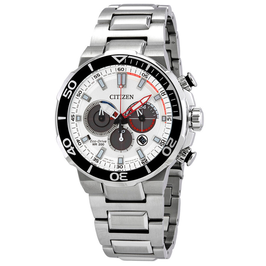 Citizen Chronograph Quartz White Dial Men's Watch CA4250-54A