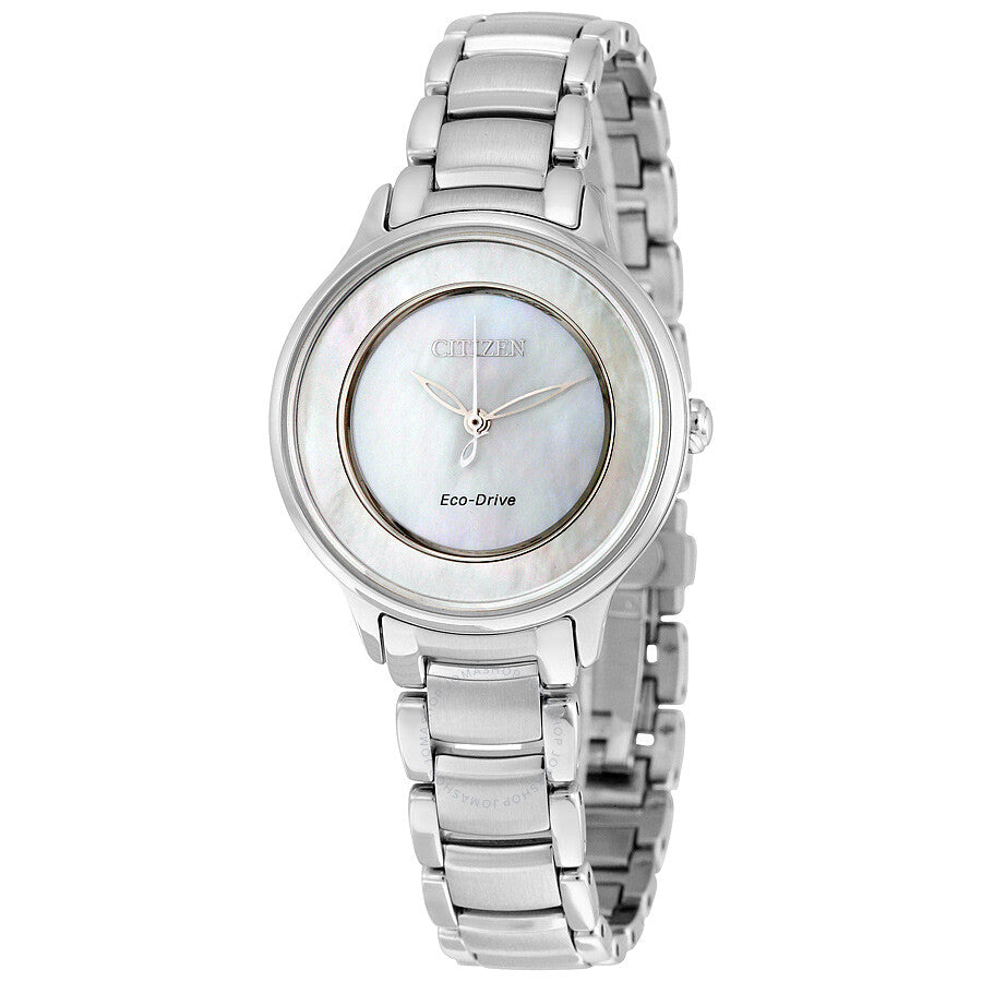 Citizen Circle of Time Mother of Pearl Dial Ladies Watch EM0380-81D - The Watches Men & Co