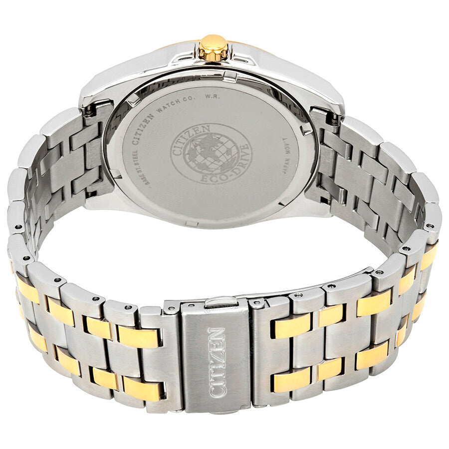 Citizen Corso Diamond Black Dial Two-tone Men's Watch BM7107-50E