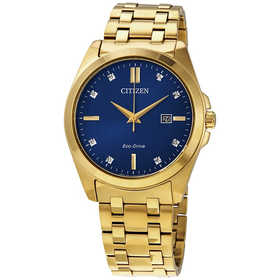 Reloj Citizen Corso Eco-Drive Diamante Esfera Azul BM7103-51L
