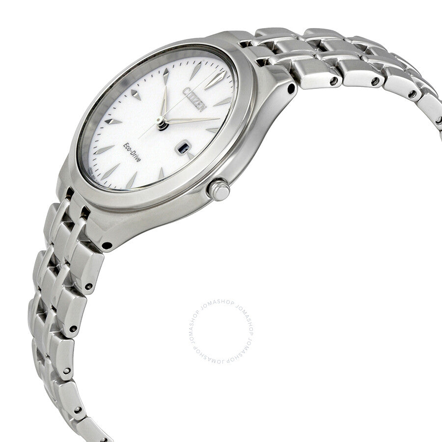 Citizen Corso Eco-Drive Silver Dial Stainless Steel Ladies Watch EW2490-55A