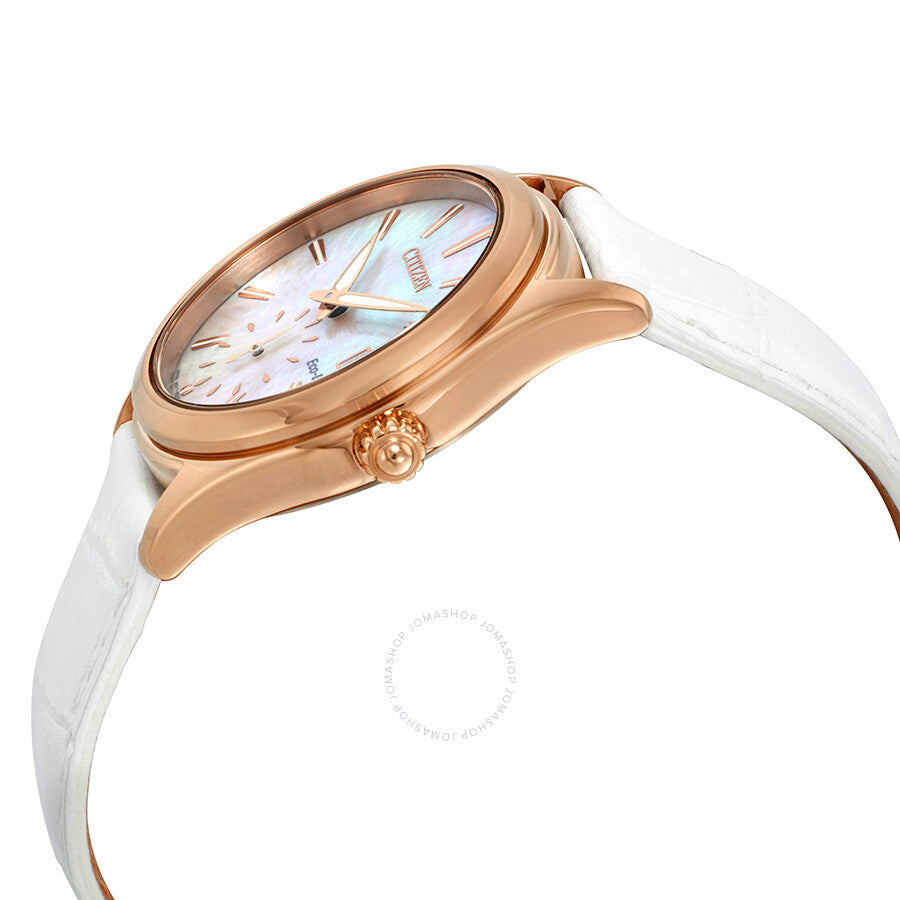 Citizen Corso Mother of Pearl Dial Solar Powered Ladies Watch EV1033-08D