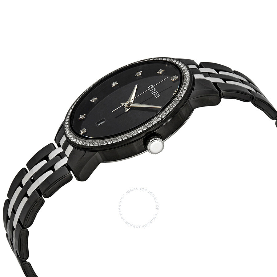 Citizen Crystal Black Dial Men's Watch BI5037-52E