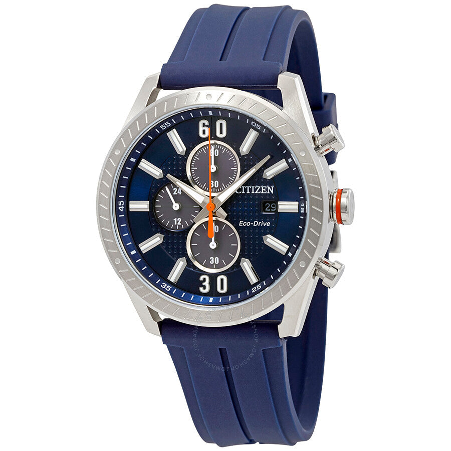 Citizen CTO Chronograph Blue Dial Men's Watch CA0661-01L