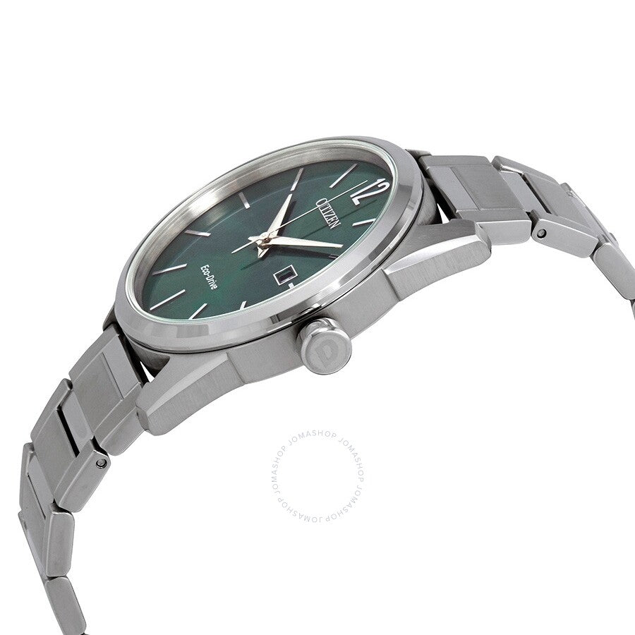 Citizen CTO Eco-Drive Green Dial Men's Watch BM7410-51X