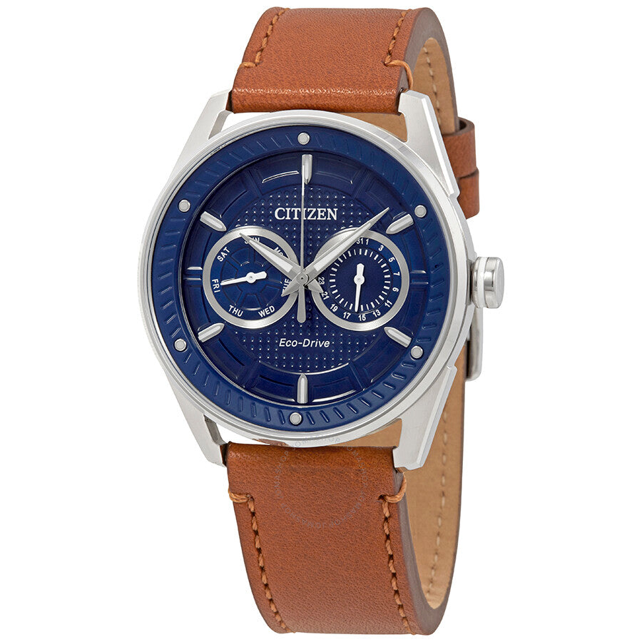 Citizen CTO Eco-Drive Navy Blue Dial Men's Watch BU4020-01L