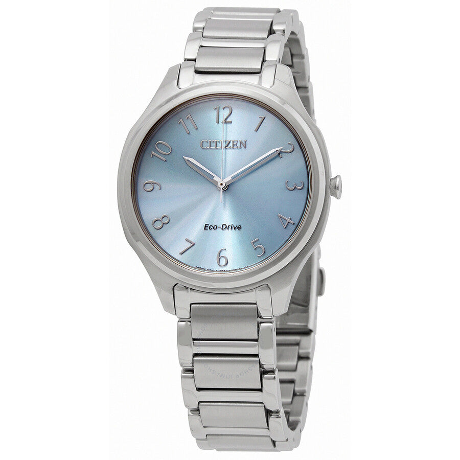 Citizen Drive Blue Dial Eco-Drive Ladies Watch EM0750-50L - The Watches Men & Co