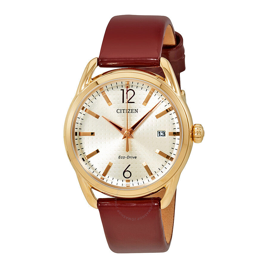 Citizen Drive Champagne Dial Ladies Watch FE6083-05P - The Watches Men & Co