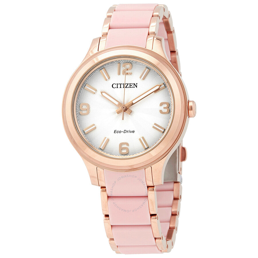 Citizen Drive Eco-Drive Silver Dial Ladies Watch FE7073-54A