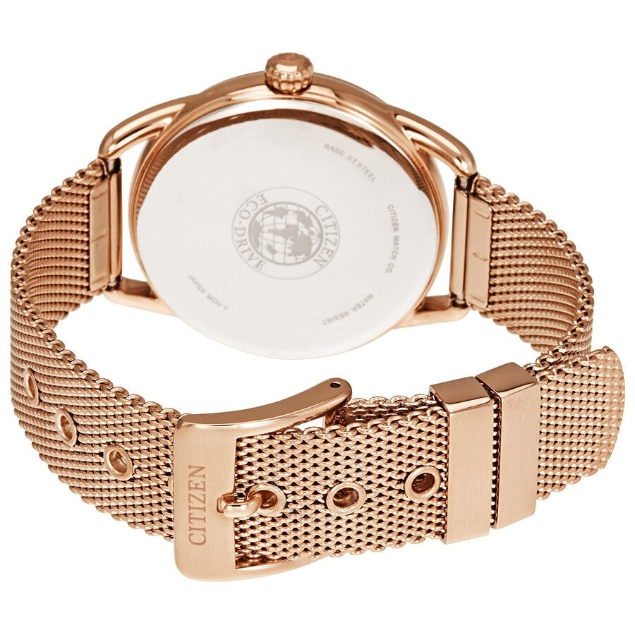 Citizen Drive Silver Dial Eco-Drive Ladies Watch FE6083-72A