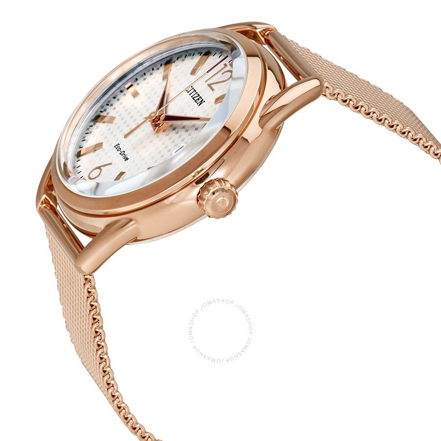 Citizen Drive Silver Dial Eco-Drive Ladies Watch FE6083-72A