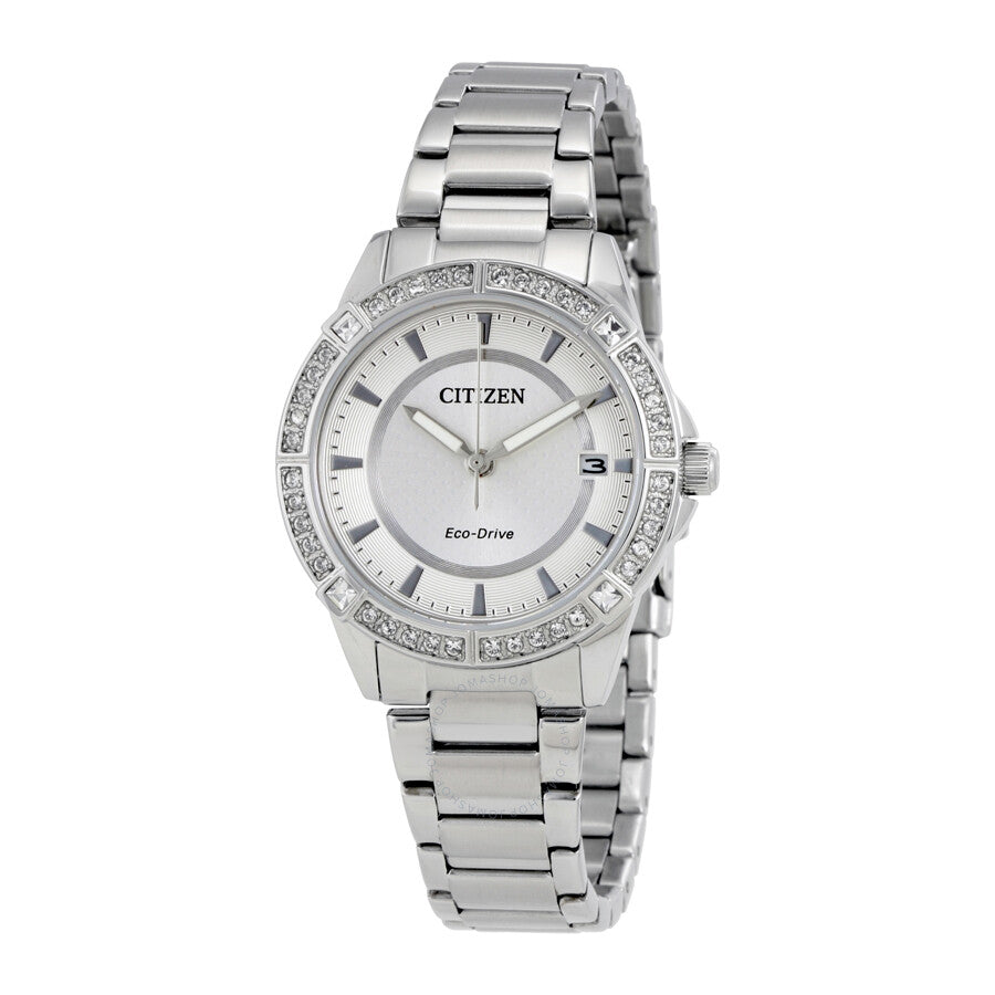 Citizen Drive Silver Dial Ladies Watch FE6060-51A