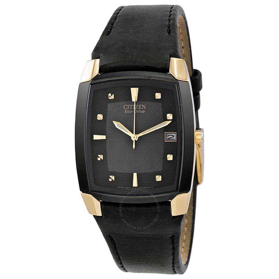 Citizen Eco-Drive 180 Black Leather Men's Watch BM6574-09E - The Watches Men & Co