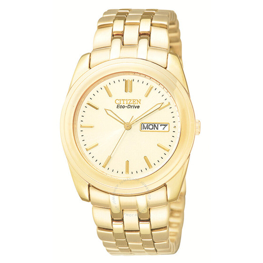 Citizen Eco-Drive 180 Gold-Tone Steel Men's Watch BM8222-56P - The Watches Men & Co
