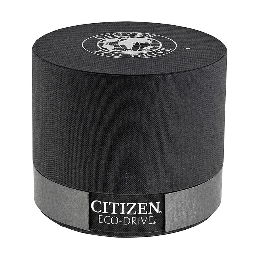 Citizen Eco Drive Black Dial Leather Men's Watch AW1135-01E