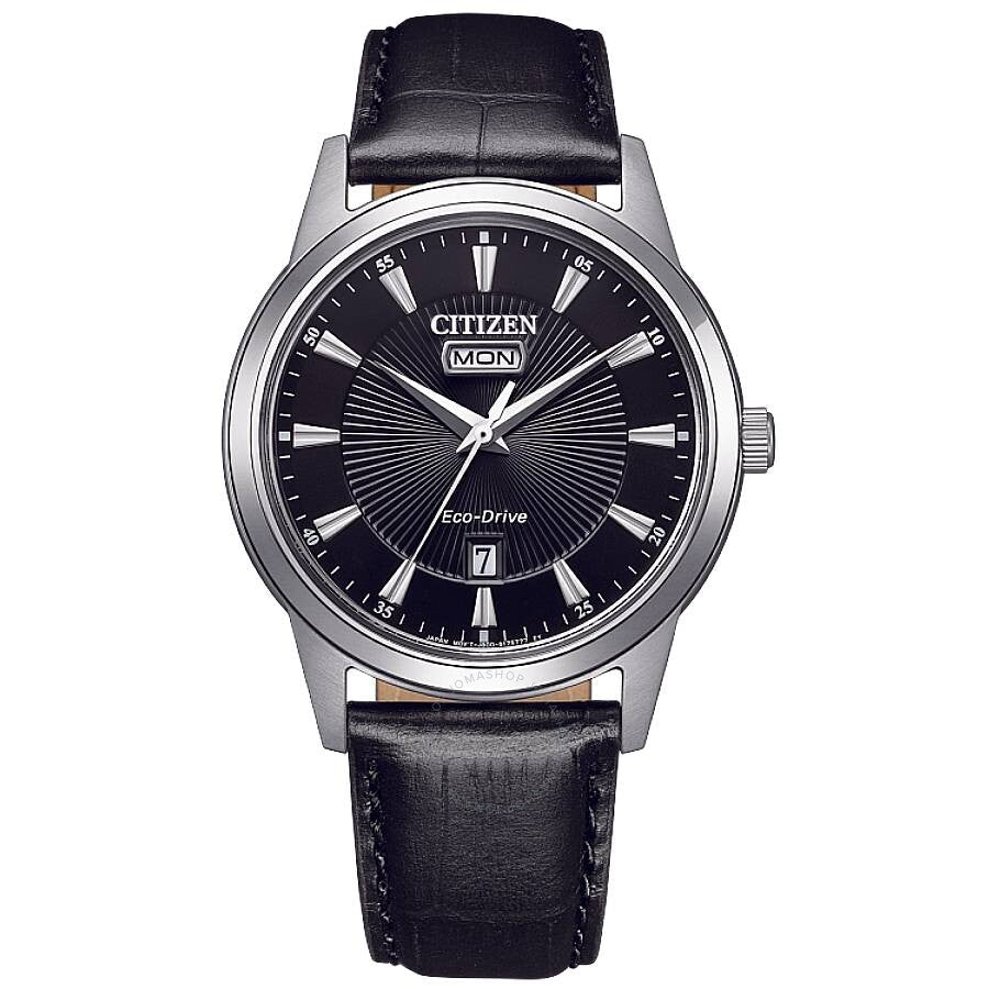 Citizen Eco-Drive Black Dial Men's Watch AW0100-27E - The Watches Men & Co