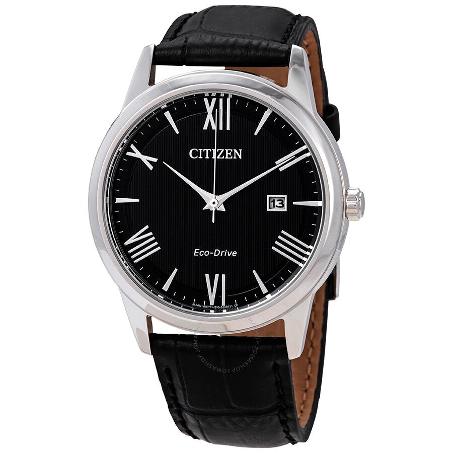 Citizen Eco-Drive Black Dial Men's Watch AW1231-07E - The Watches Men & Co