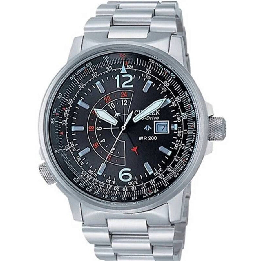 Citizen Eco-Drive Black Dial Men's Watch BJ7010-59E - The Watches Men & Co