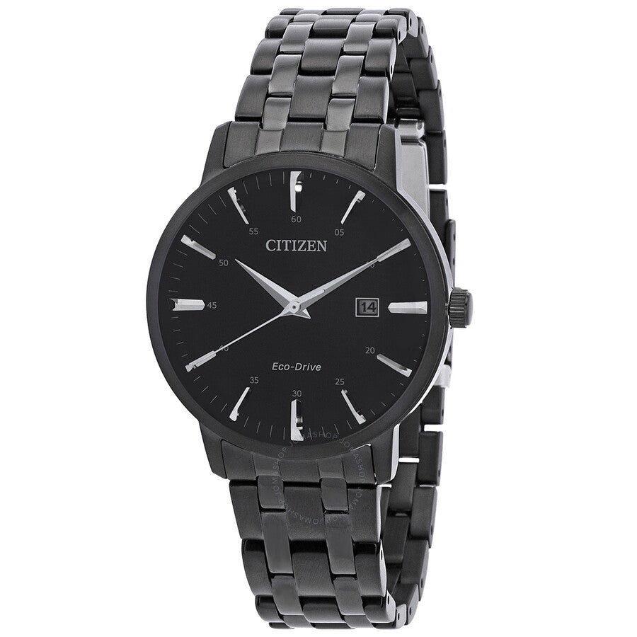Citizen Eco-Drive Black Dial Men's Watch BM7465-84E - The Watches Men & Co