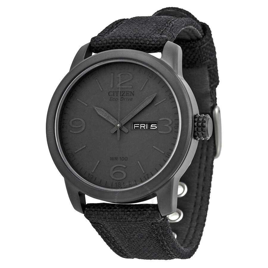 Citizen Eco-Drive Reloj para hombre con esfera negra BM8475-00F