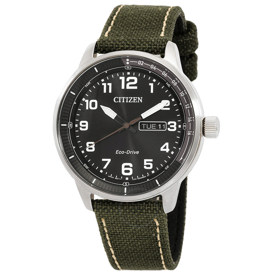 Citizen Eco-Drive Black Dial Men's Watch BM8590-10E - The Watches Men & Co