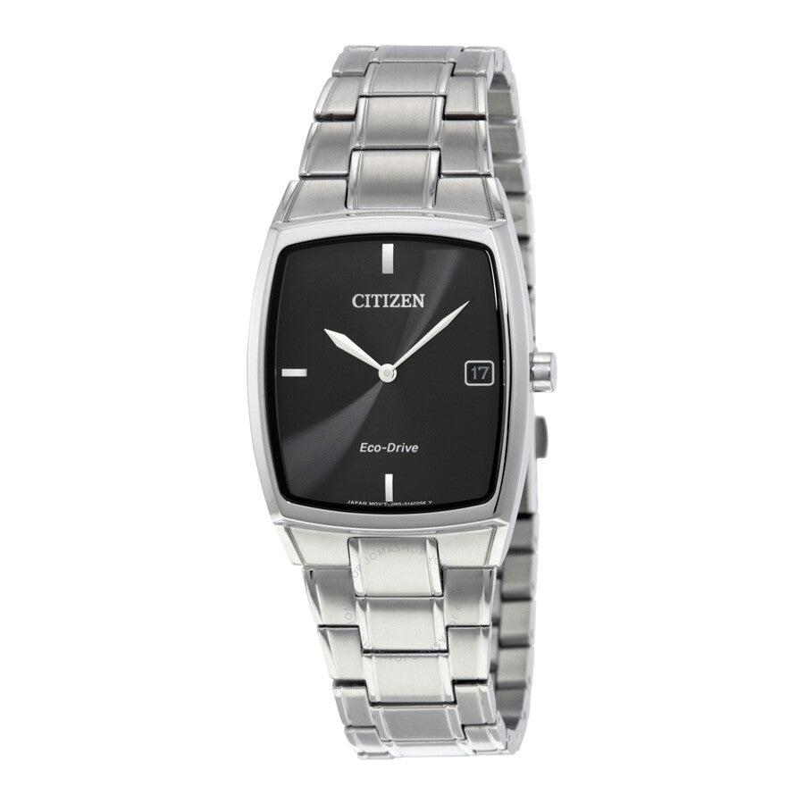 Citizen Eco-Drive Black Dial Stainless Steel Men's Watch AU1070-58E