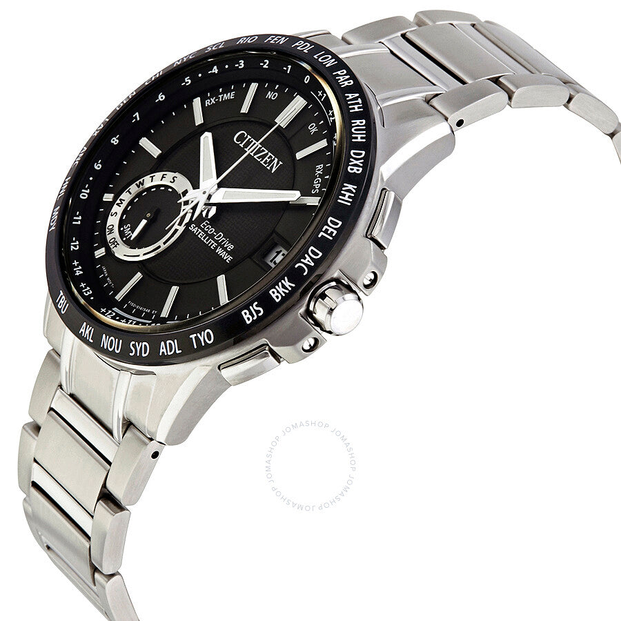 Citizen Eco Drive Black Dial Stainless Steel Men's Watch CC3005-85E