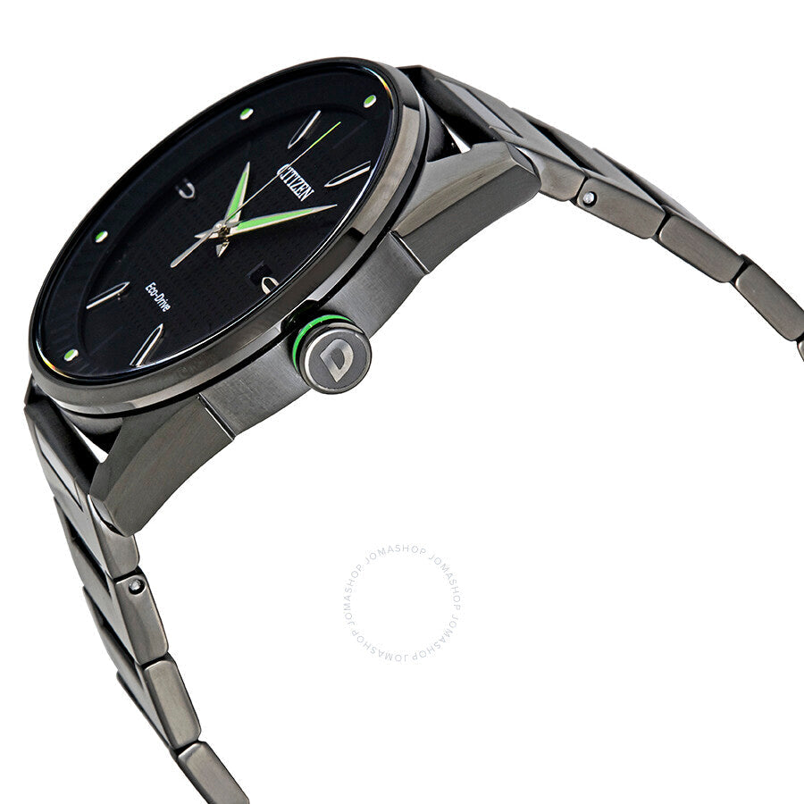 Citizen Eco-Drive Black Men's Watch BM6985-55E