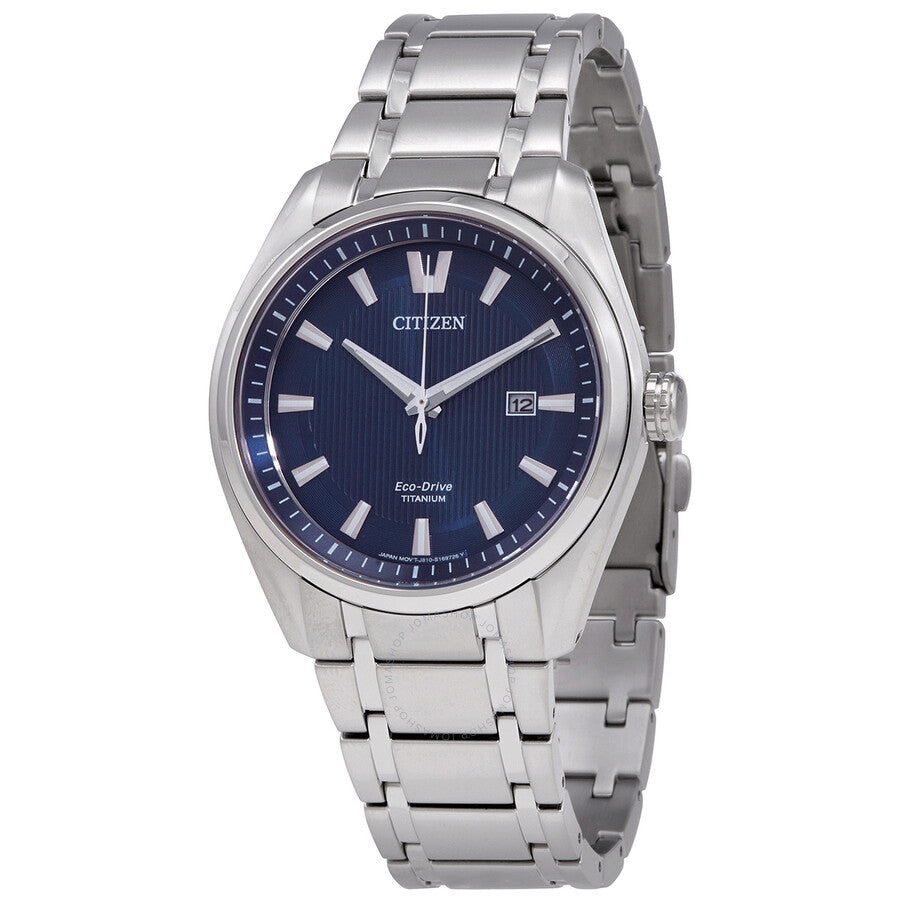 Citizen Eco-Drive Blue Dial Men's Watch AW1240-57L - The Watches Men & Co