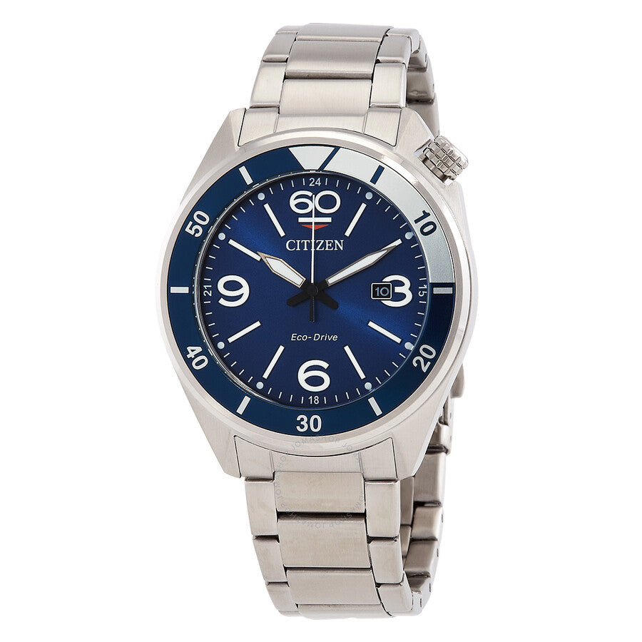 Citizen Eco-Drive Blue Dial Men's Watch AW1711-52L - The Watches Men & Co