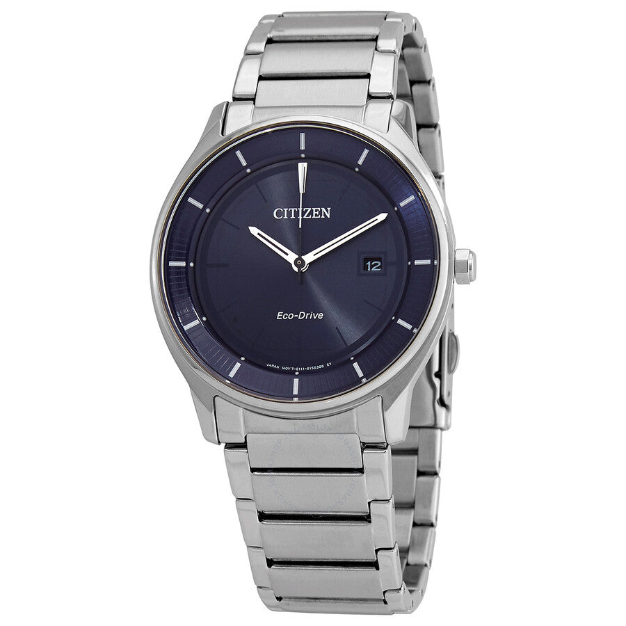 Citizen Eco-Drive Blue Dial Stainless Steel Men's Watch BM7400-80L - The Watches Men & Co