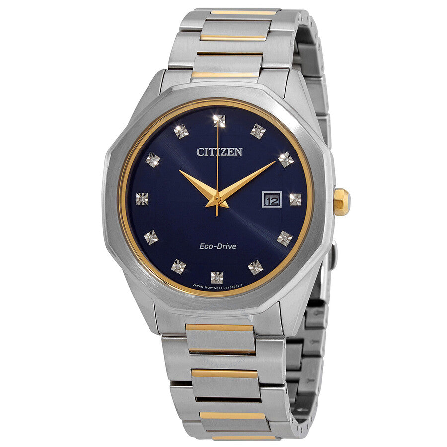 Citizen Eco-Drive Blue Dial Watch BM7494-51L - The Watches Men & Co