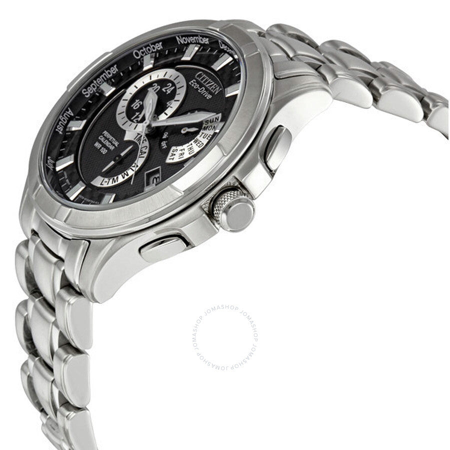 Citizen Eco Drive Calibre 8700 Black Dial Stainless Steel Men's Watch BL8090-51E