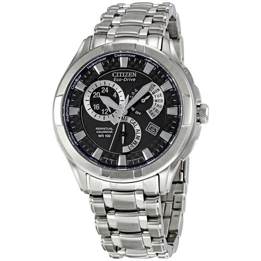 Citizen Eco Drive Calibre 8700 Black Dial Stainless Steel Men's Watch BL8090-51E