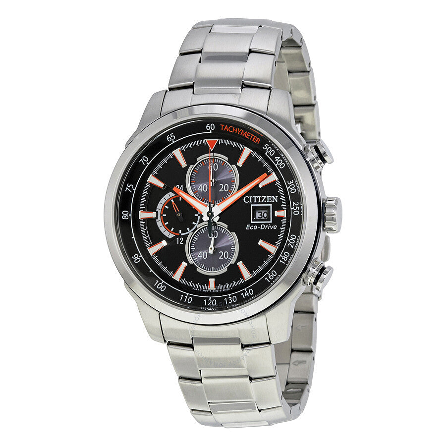 Citizen Eco Drive Chronograph Black Dial Men's Watch CA0574-54E