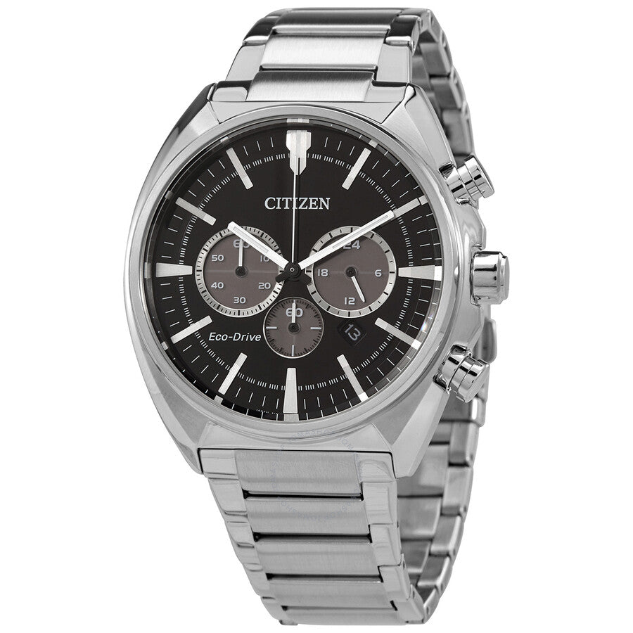 Citizen Eco-Drive Chronograph Black Dial Men's Watch CA4280-53E - The Watches Men & Co