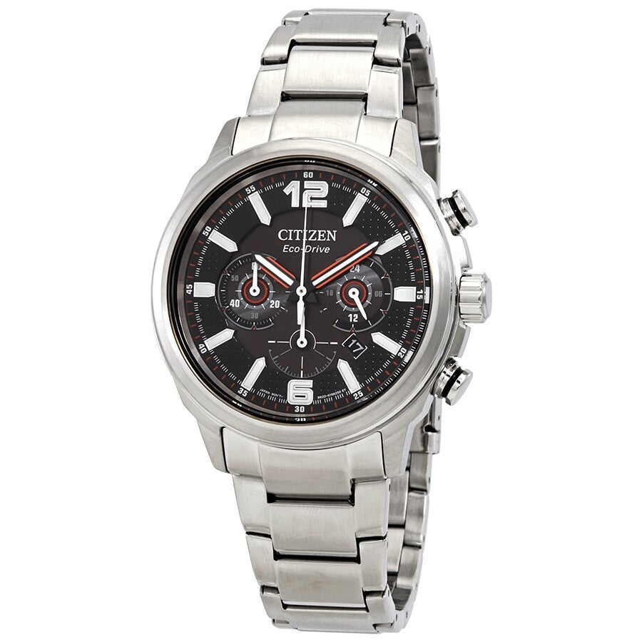 Reloj Citizen Eco-Drive Cronógrafo Esfera Negra Hombre CA4380-83E