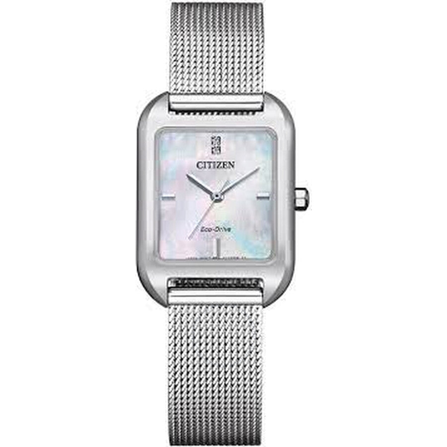 Citizen Eco-Drive Mother of Pearl Dial Ladies Watch EM0491-81D - The Watches Men & Co