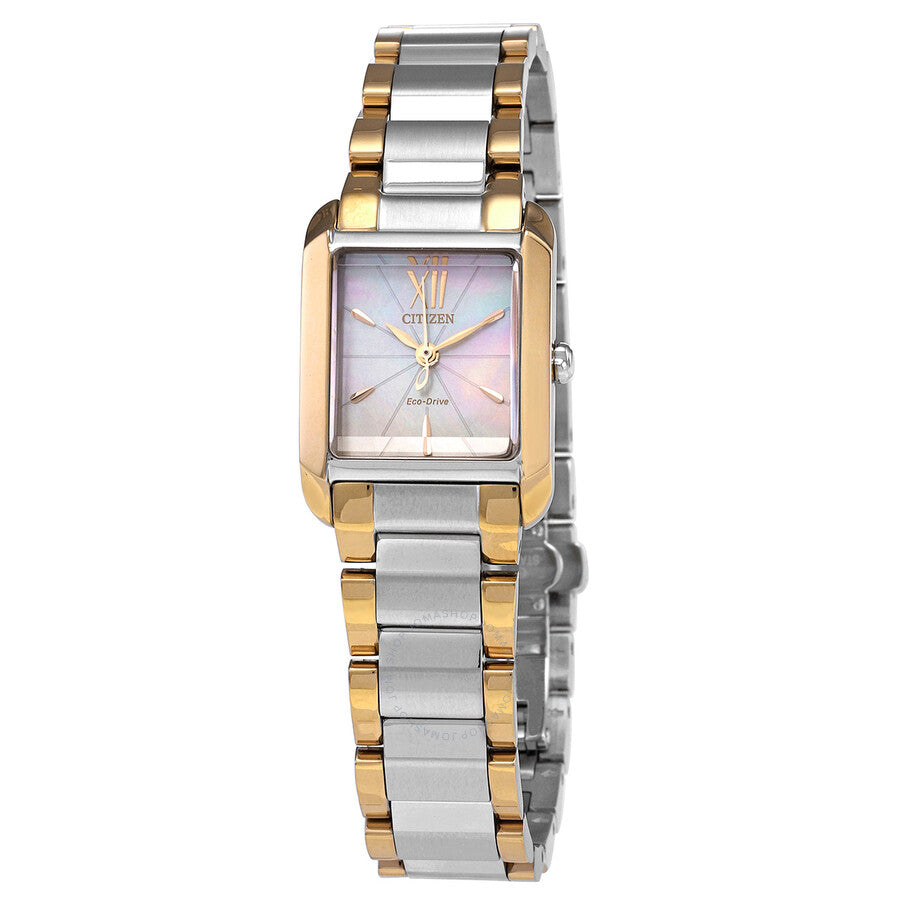 Citizen Eco-Drive Mother of Pearl Dial Ladies Watch EW5556-87D - The Watches Men & Co