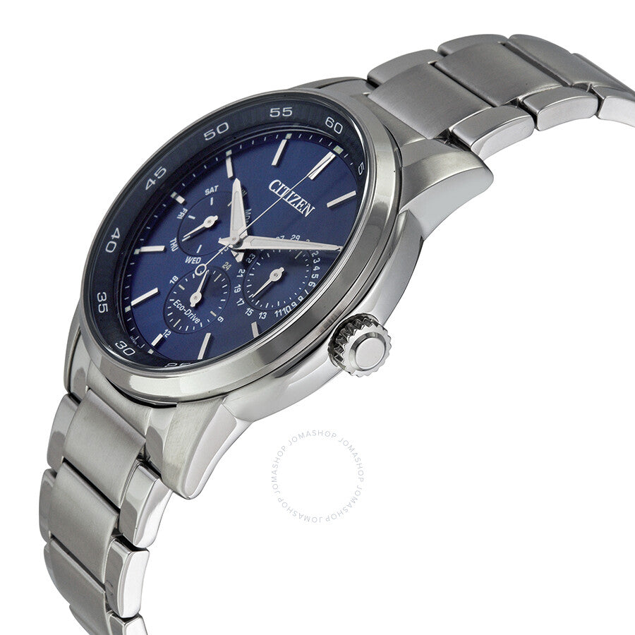 Citizen Eco-Drive Multi-Function Blue Dial Men's Watch BU2010-57L