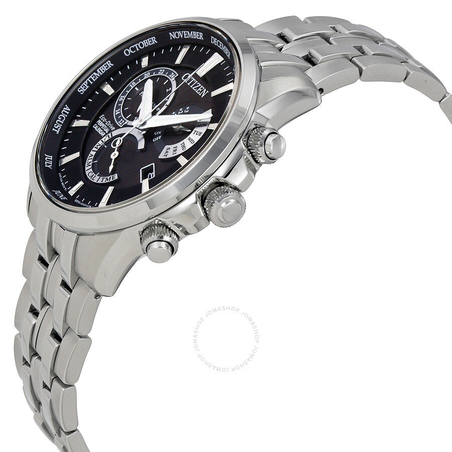 Citizen Eco-Drive Perpetual Black Dial Men's Watch BL8140-55E