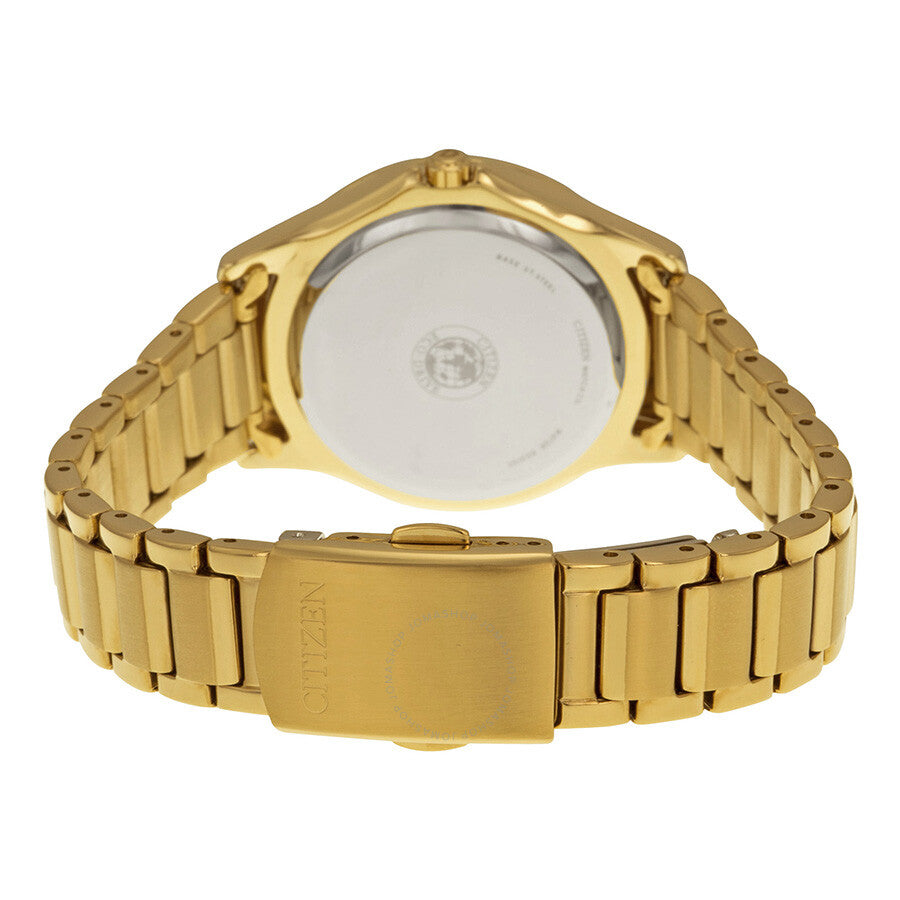 Citizen Eco-Drive POV Champagne Dial Gold-tone Ladies Watch EM0232-54P