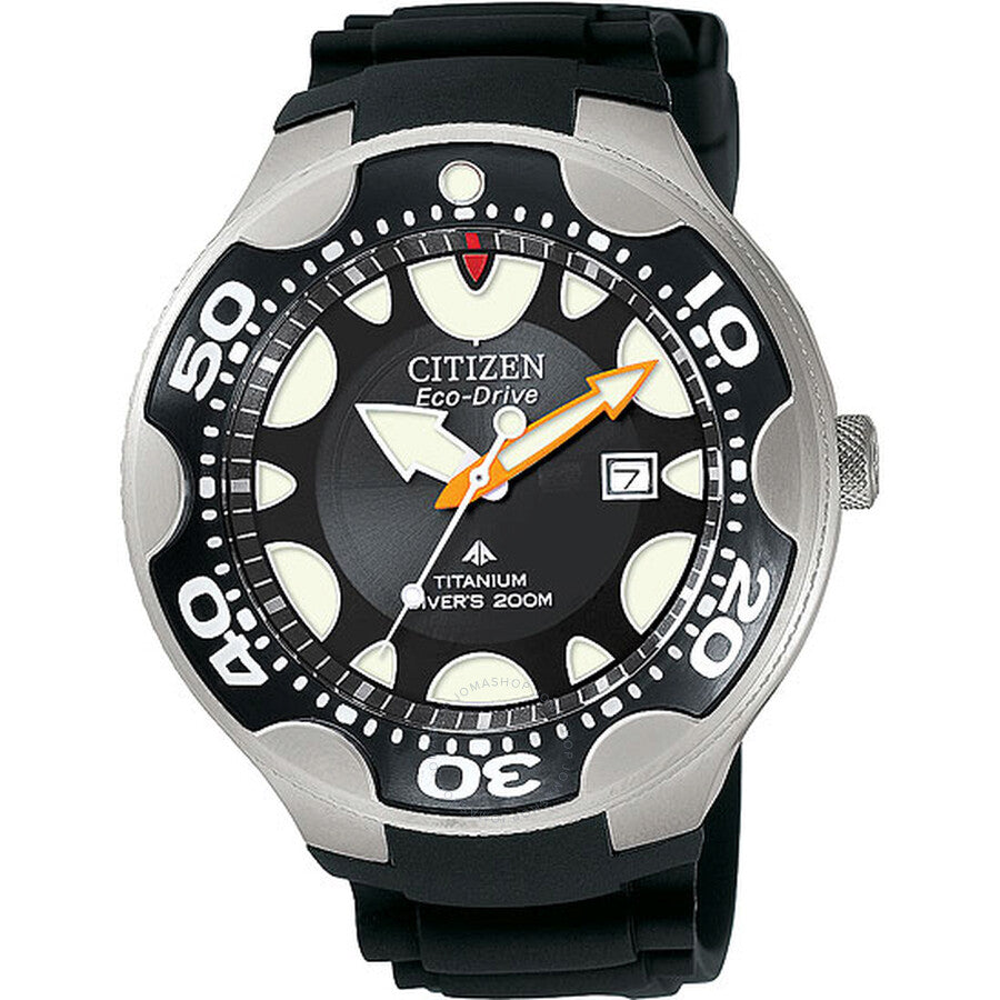 Citizen Eco-Drive Professional Diver Black Titanium Men's Watch BN0015-15E