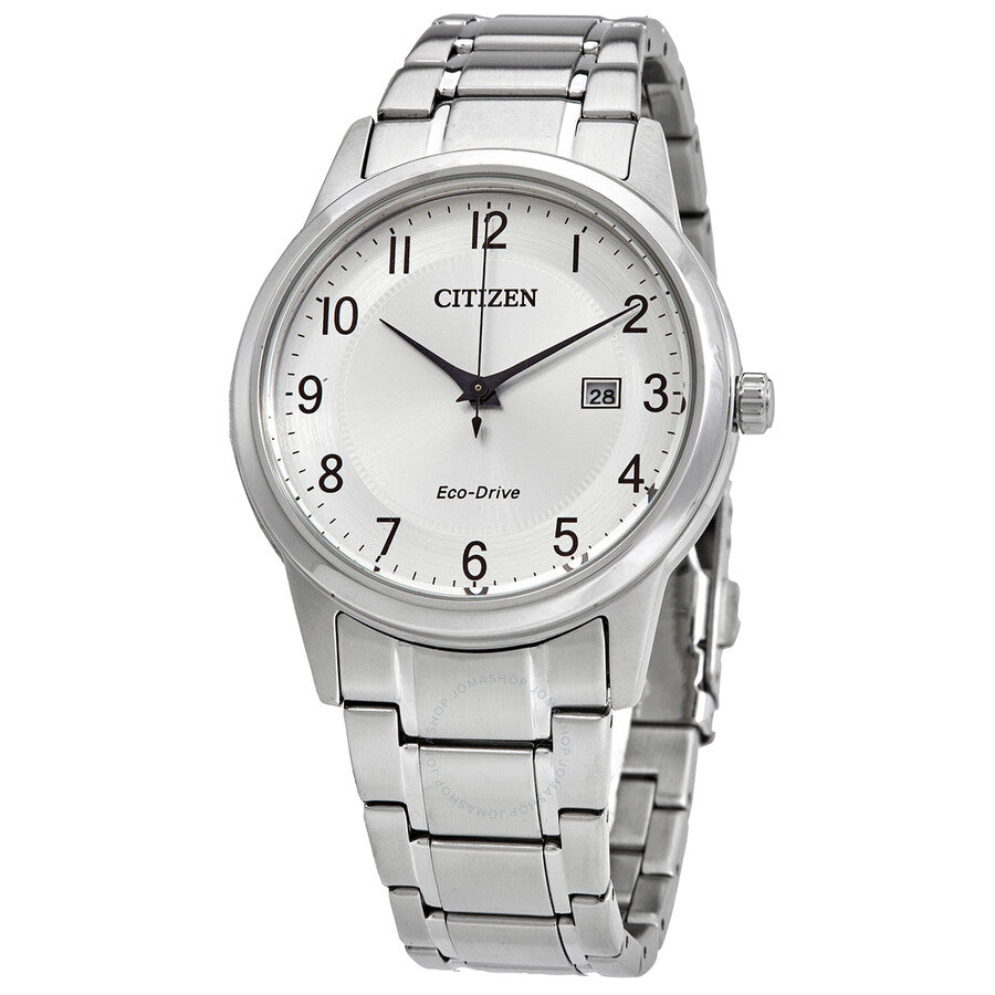 Reloj Citizen Eco-Drive para hombre con esfera plateada AW1231-58B