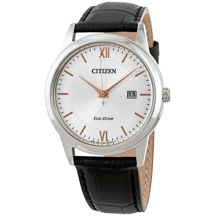 Citizen Eco-Drive Silver Dial Stainless Steel Men's Watch AW1236-11A