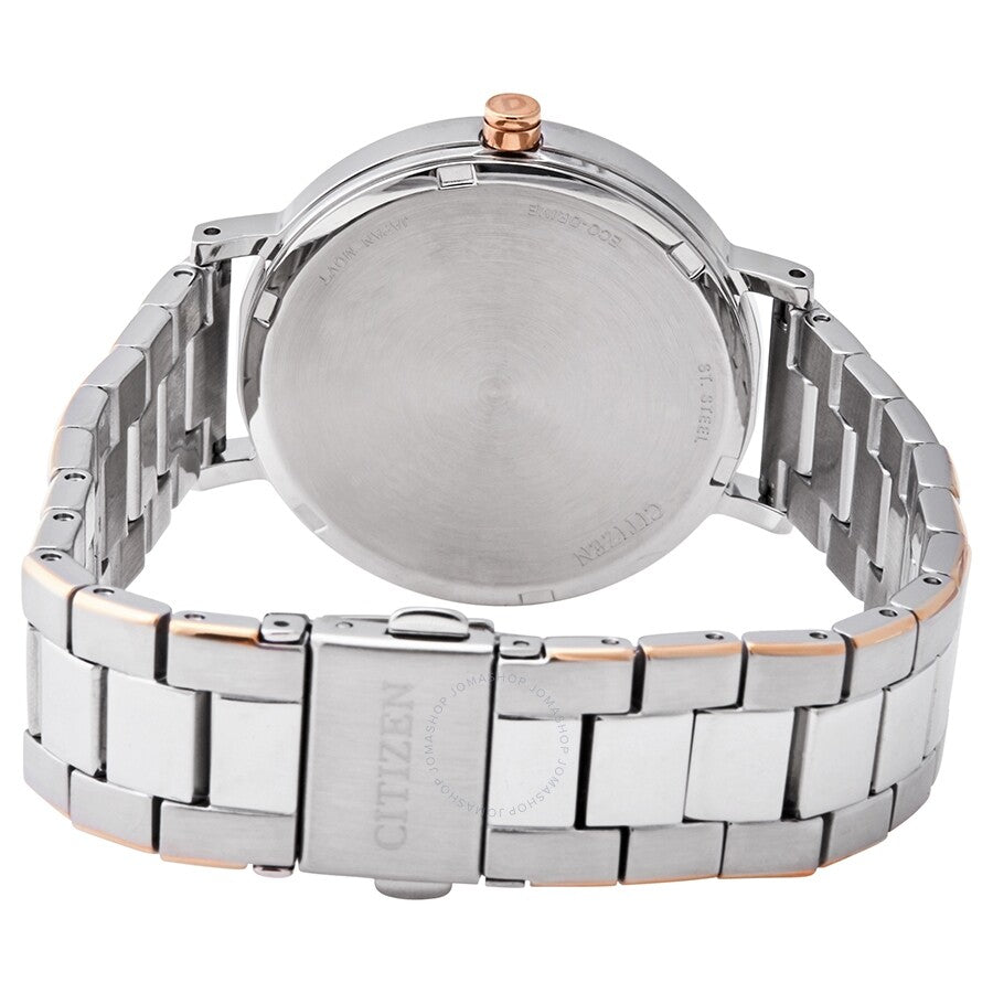 Citizen Eco-Drive Silver Dial Two-tone Ladies Watch EM0766-50A