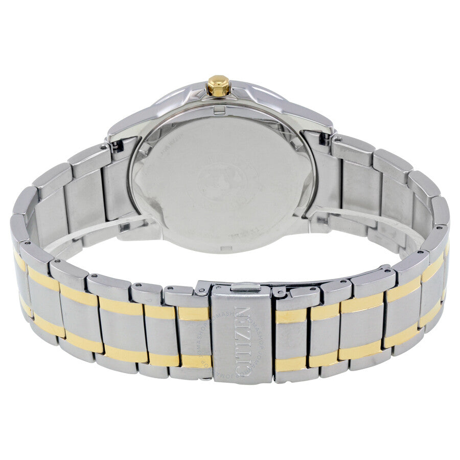 Citizen Eco Drive Silver Dial Two-tone Stainless Steel Men's Watch BM7264-51A