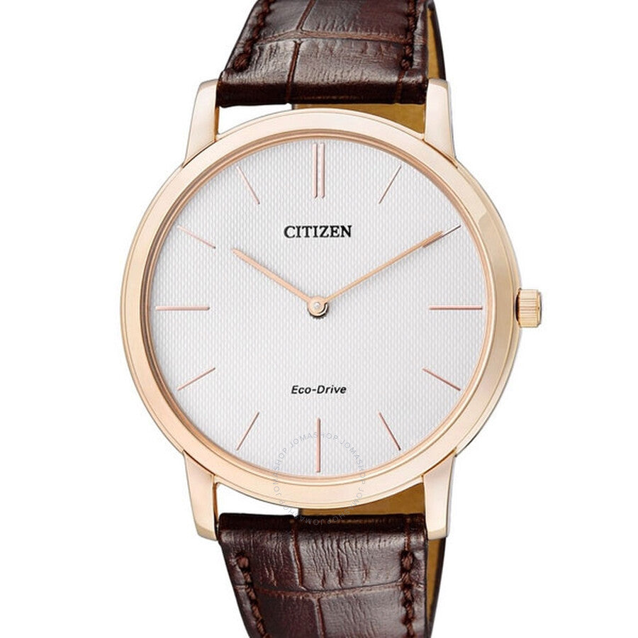 Citizen Eco-Drive Stiletto Super White Dial Men's Watch AR1113-12A - The Watches Men & Co
