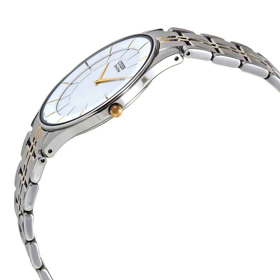 Citizen Eco-Drive Stiletto White Dial Men's Watch AR3014-56A